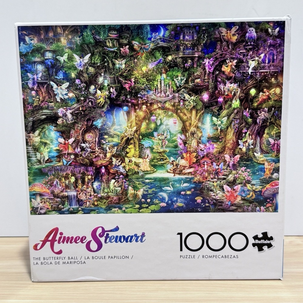 Aimee Stewart The Butterfly Ball 1000 Piece Puzzle Buffalo Games New Sealed